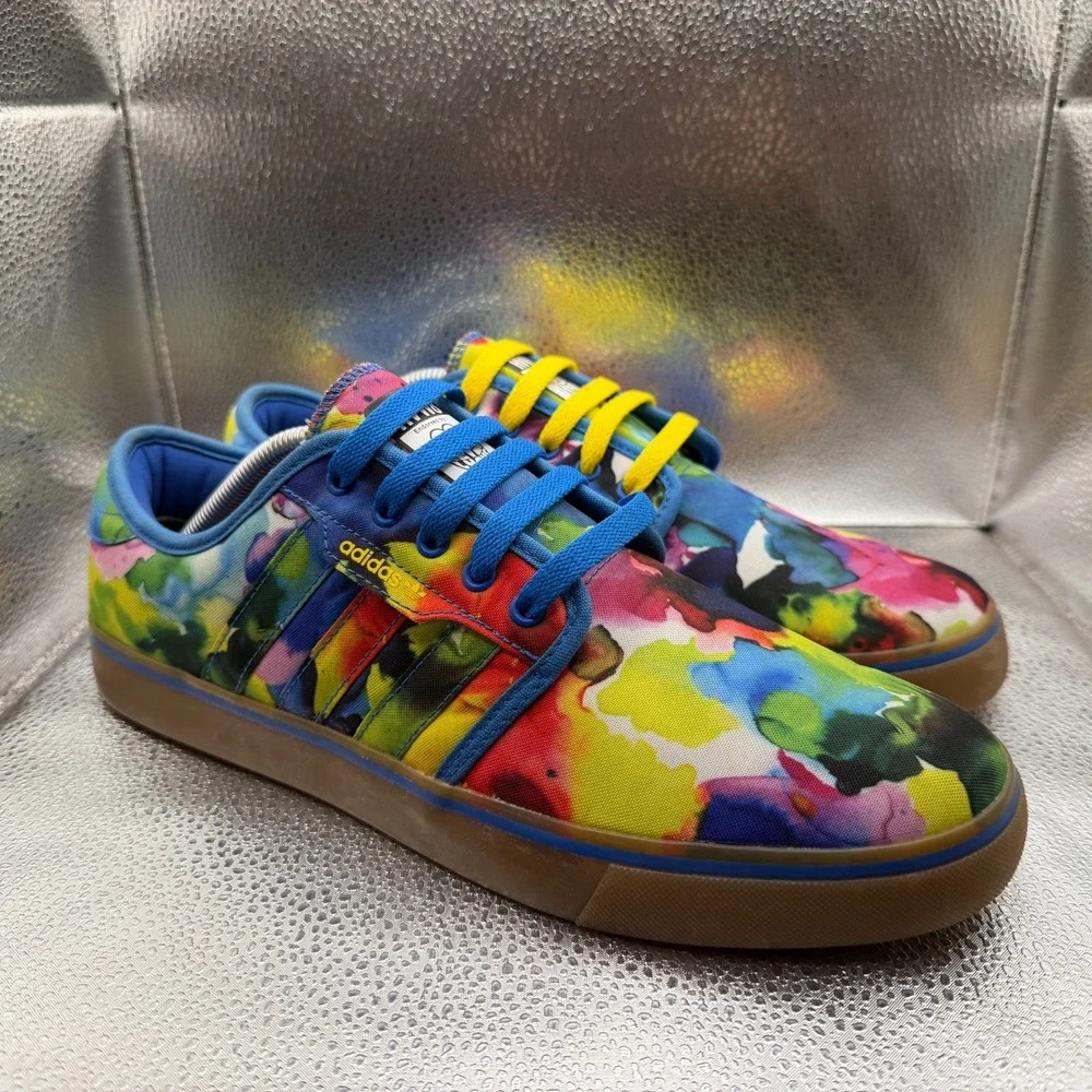 Size 11 Adidas x HVW8 Seeley Bluebird Yellow Core Black‎ Mens Sneakers C76922